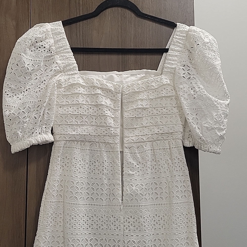 Anthropologie RAISSA-NWT-Pleated Square Neckline Laise Dress-Size Small - Picture 7 of 15